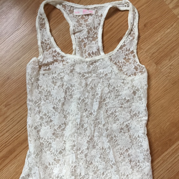 🦋 3/$25 Garage Lace Racer-back Tank - Picture 1 of 6